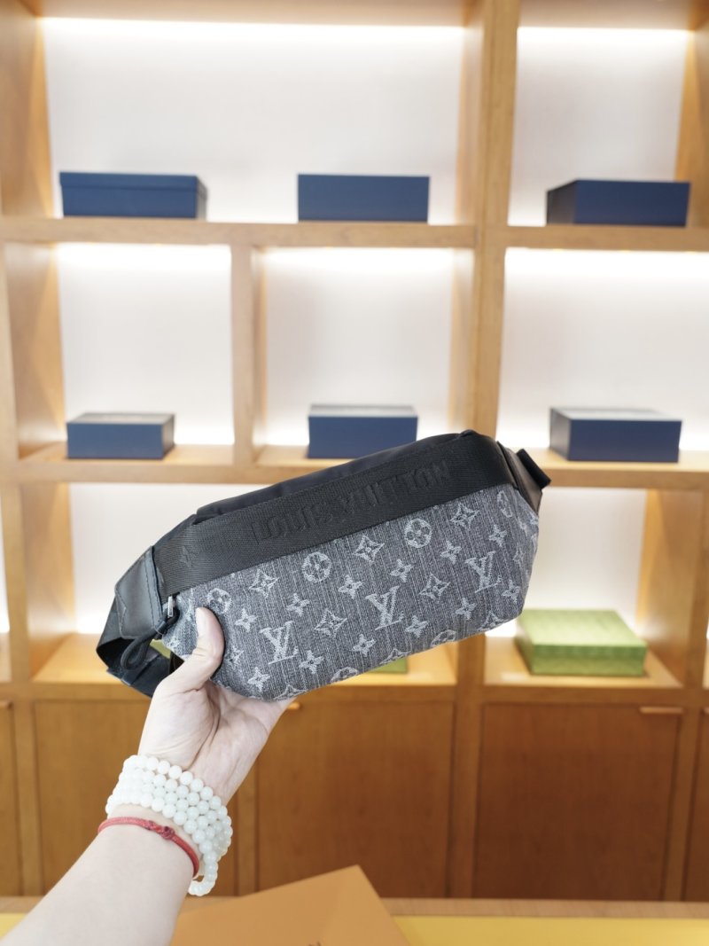 Louis Vuitton Monogram Canvas Waist Bag Grey view