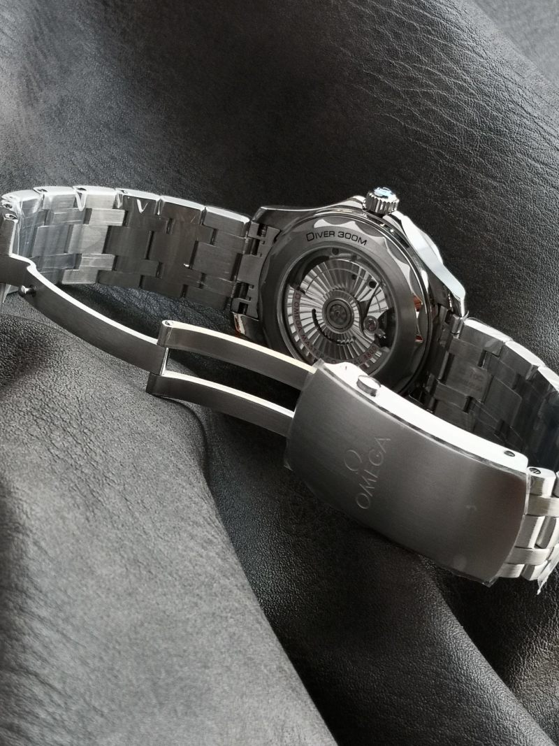 Omega Seamaster Black Dial Steel Watch 42mm view