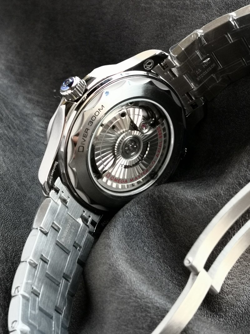 Omega Seamaster Black Dial Steel Watch 42mm view