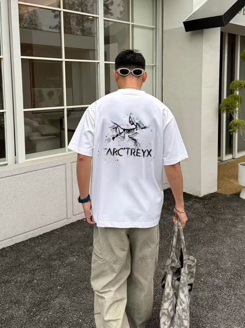 Arc'teryx White Graphic Print T-Shirt