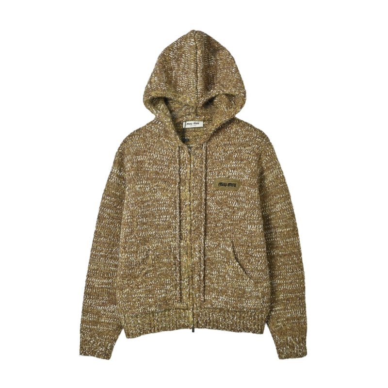 Beige Tweed Textured Oversized Jacket view