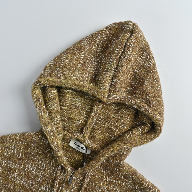 Beige Tweed Textured Oversized Jacket view
