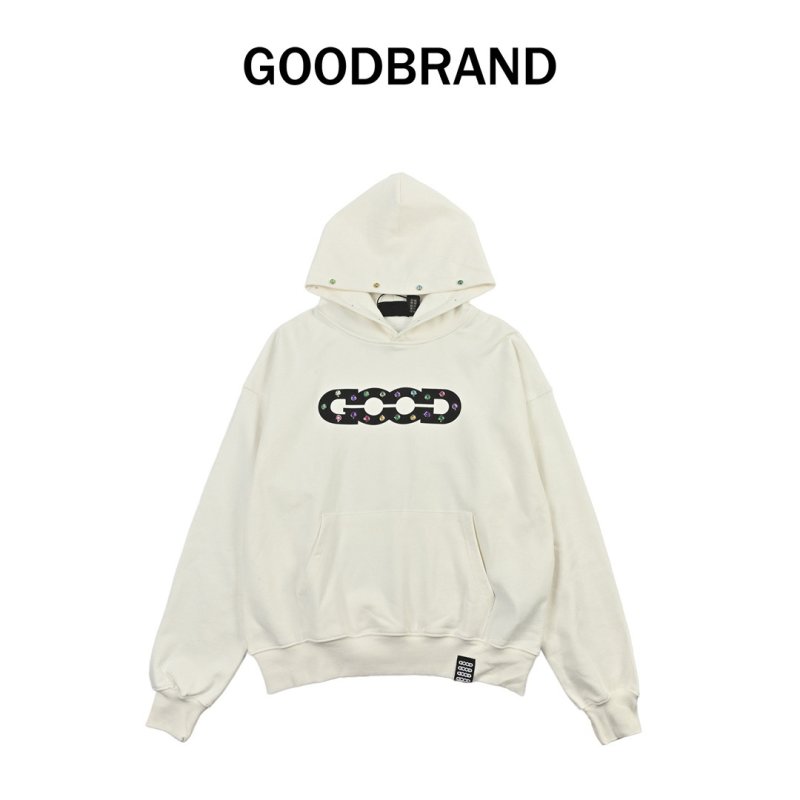 White Pearl Graphic Hoodie Women's
