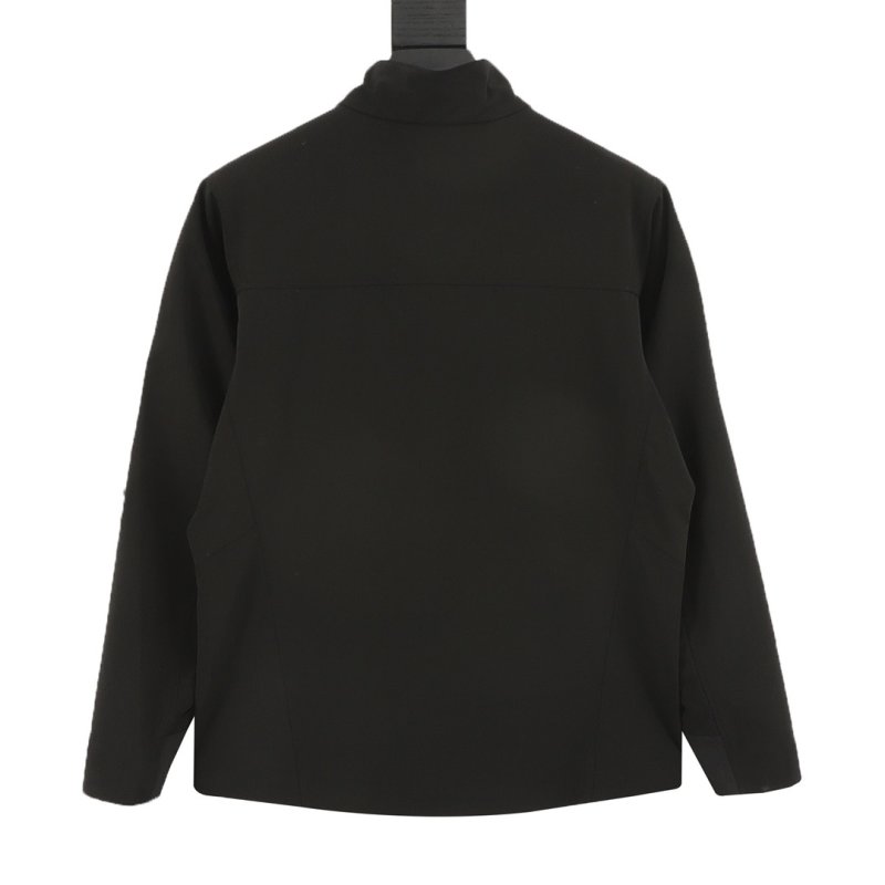 Kailas M8 Soft Shell Stand Collar Windproof Stretch Jacket Black view