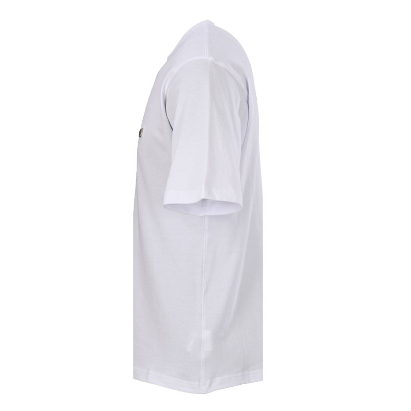 Premium White Short Sleeve T-Shirt with Chest Logo view