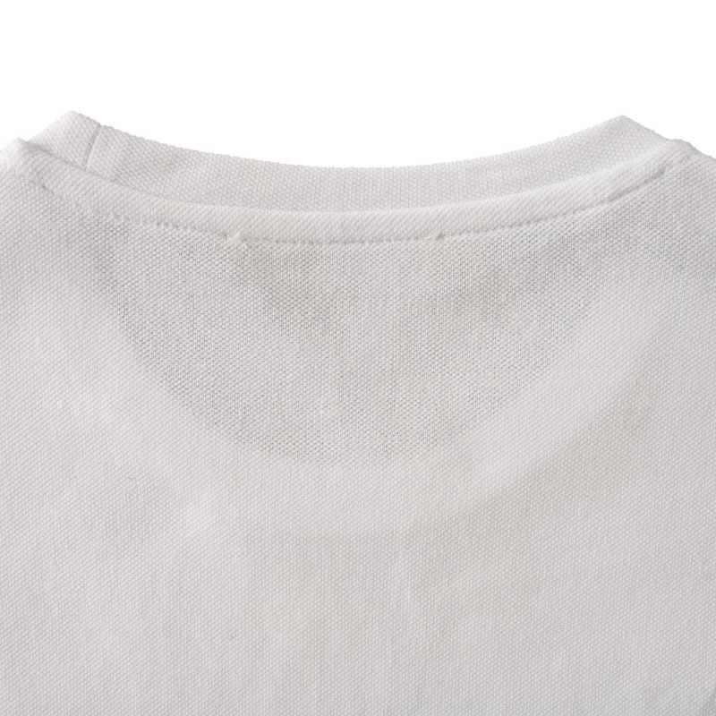 Premium White Short Sleeve T-Shirt with Chest Logo view