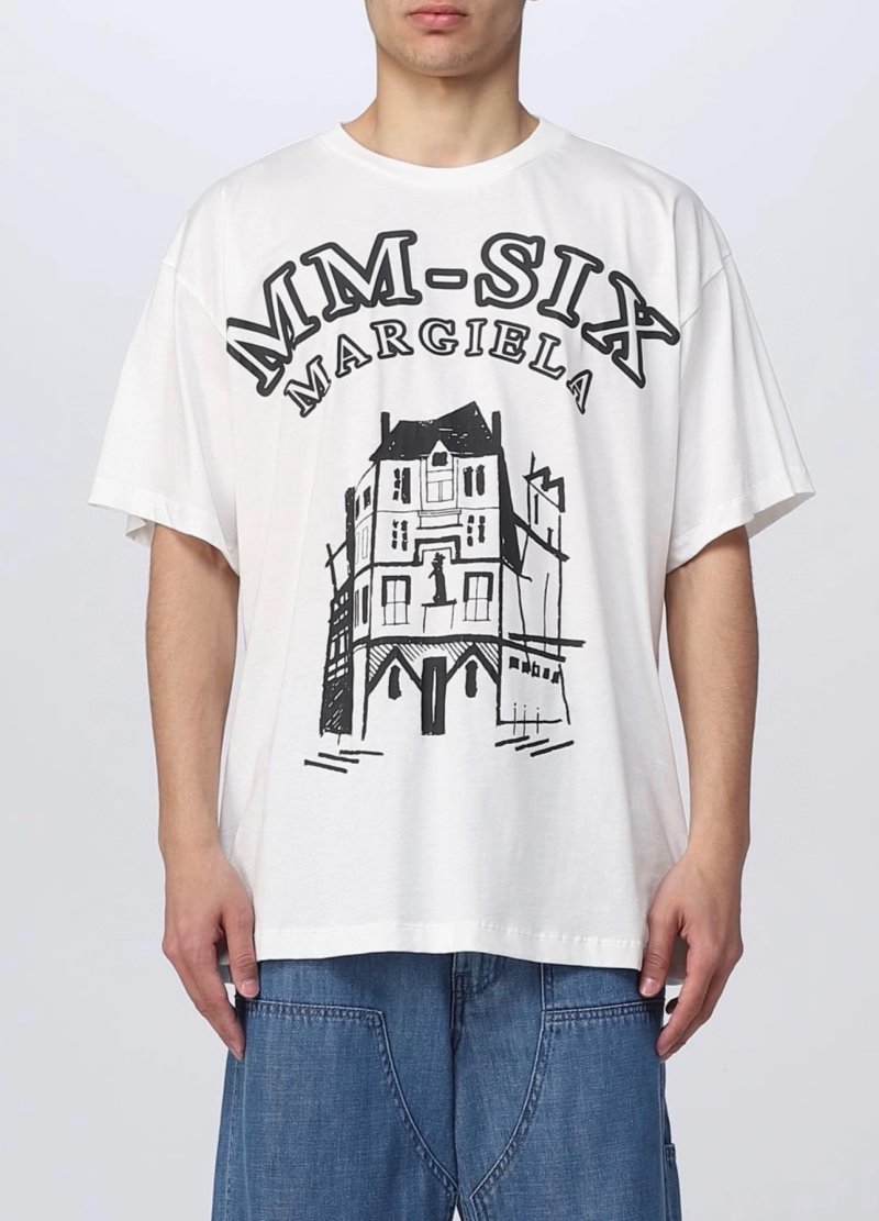 MM-STX Marchelia White Graphic T-Shirt view