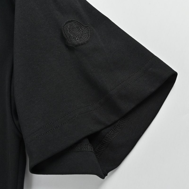 Black Short Sleeve T-Shirt with Chest Logo view