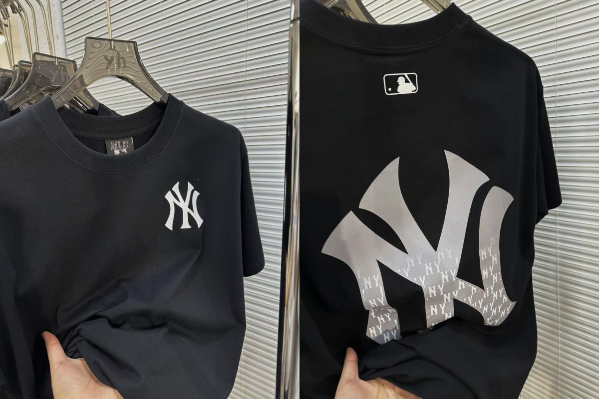 MLB Black Logo Bear Short Sleeve T-Shirt view