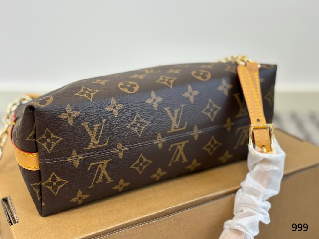 Louis Vuitton Carryall BB Monogram Canvas Gold Chain Shoulder Bag view
