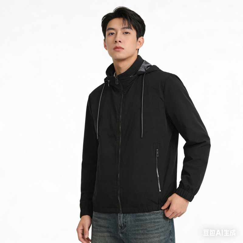 Stone Island Black Zip Hoodie Jacket view