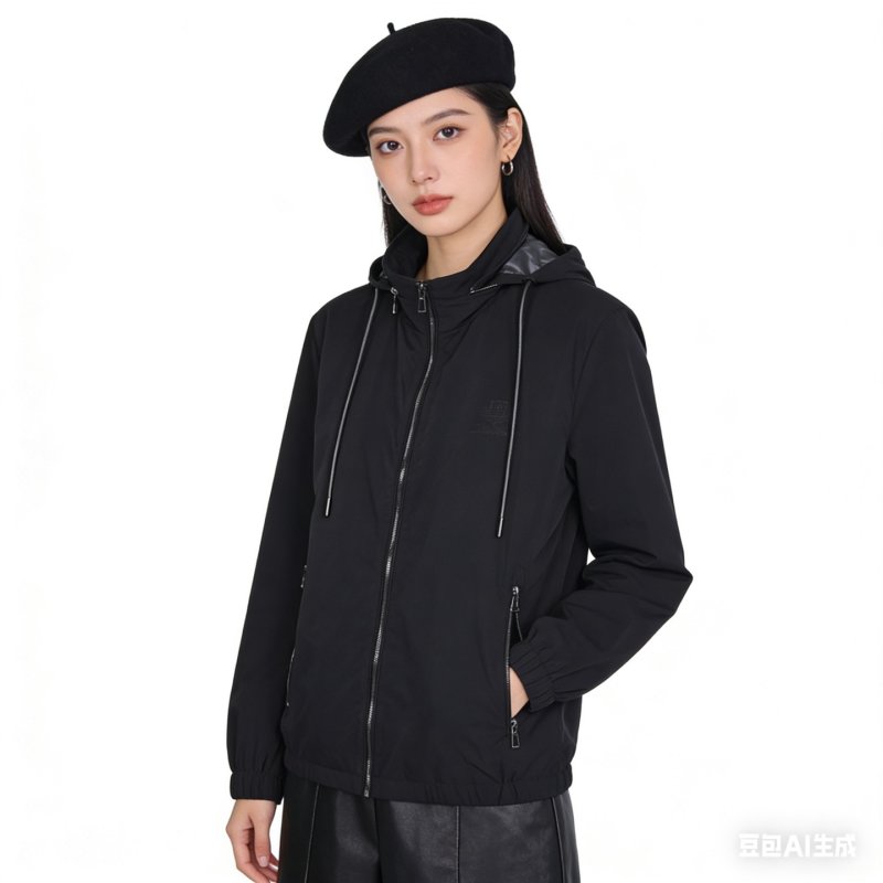 Stone Island Black Zip Hoodie Jacket view