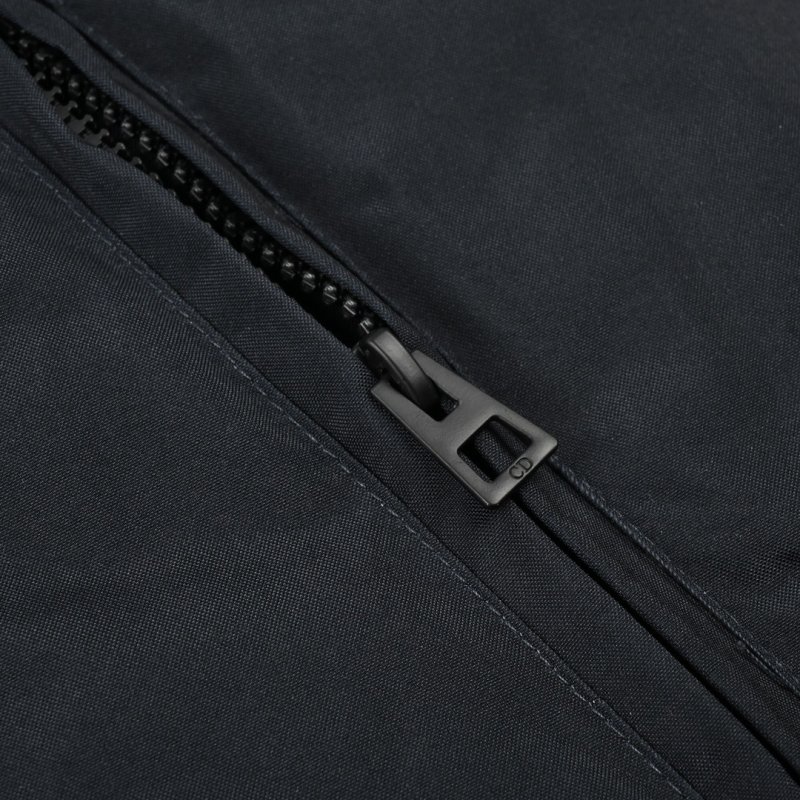 Dior Monogram Down Puffer Vest Black Beige view