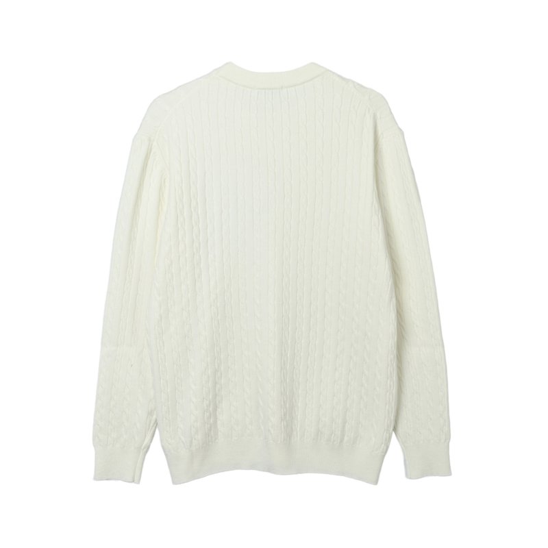 Loewe Anagram Cable Knit Sweater Cream view