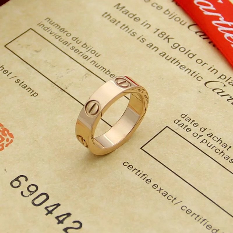 Cartier LOVE Ring Rose Gold view