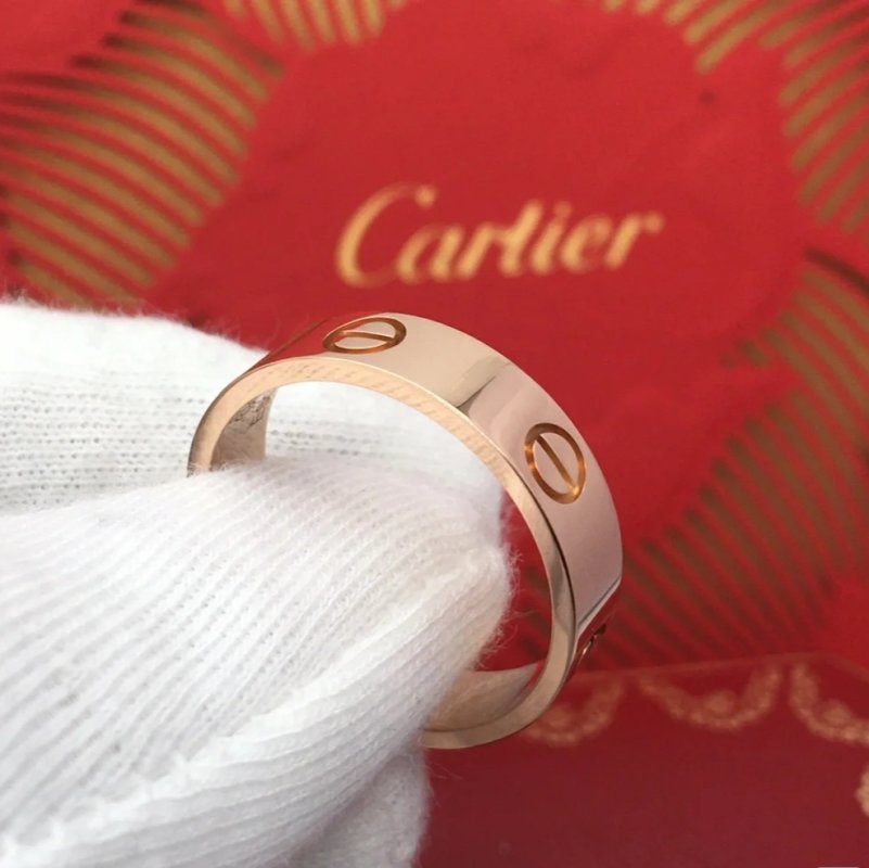 Cartier LOVE Ring Rose Gold view