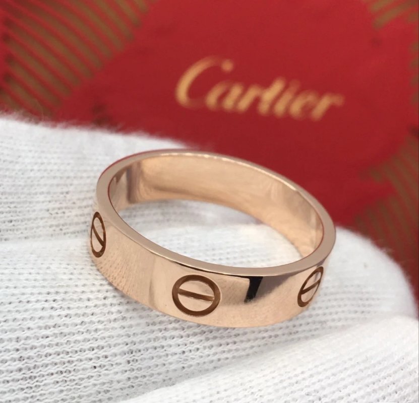 Cartier LOVE Ring Rose Gold view