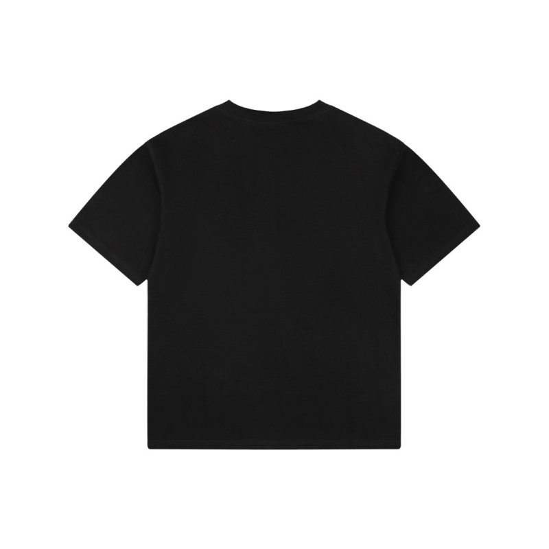 Black Minimalist Short Sleeve T-Shirt view