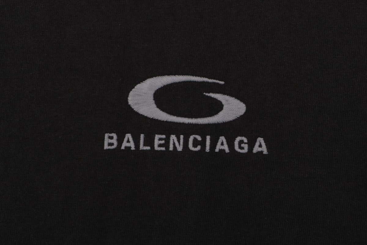 Black Minimalist Short Sleeve T-Shirt view