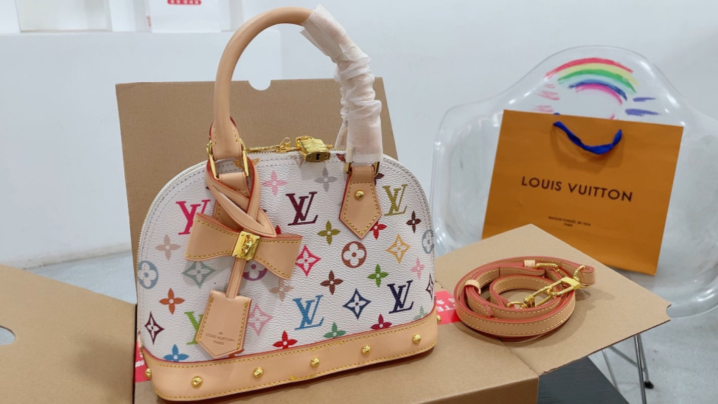 Louis Vuitton Multicolor Monogram Canvas Handbag with Strap