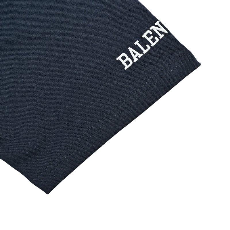 Balenciaga Navy Logo Oversized Short-Sleeve T-Shirt view