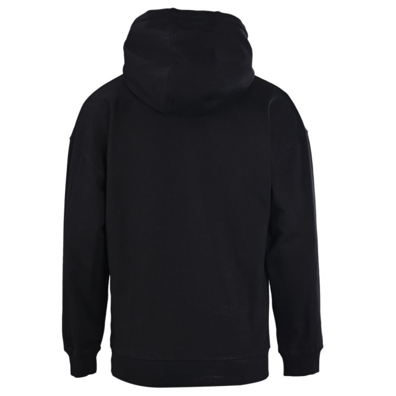 Black Oversized Hoodie with Drawstring view