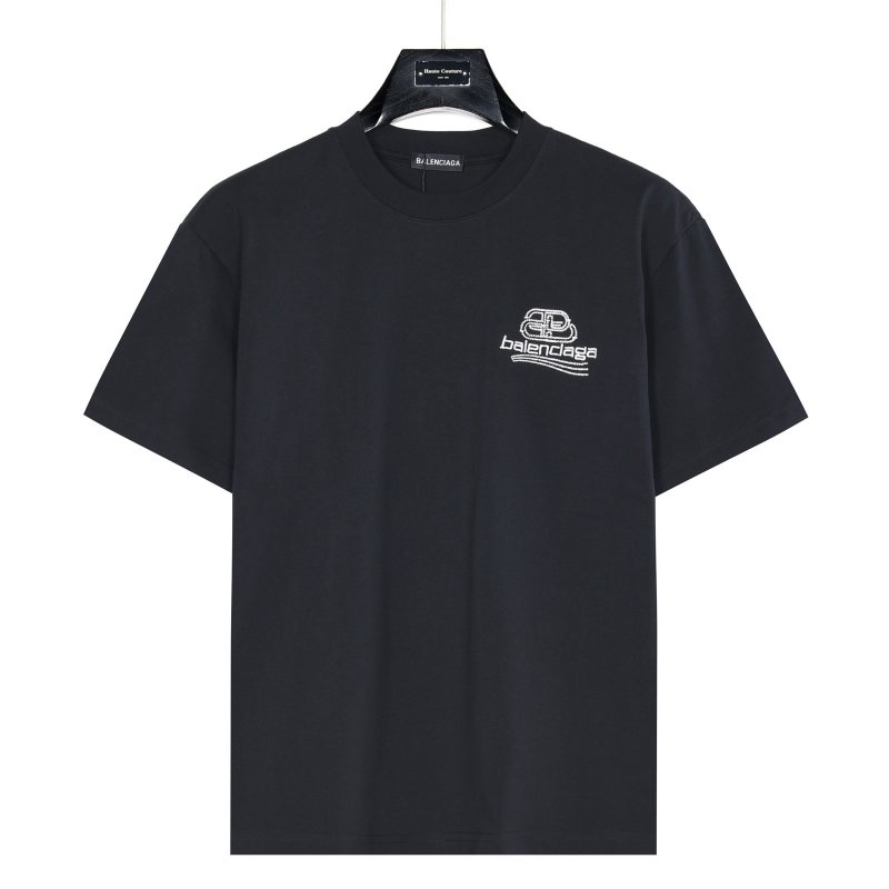 Balenciaga Black Logo Short Sleeve T-Shirt view