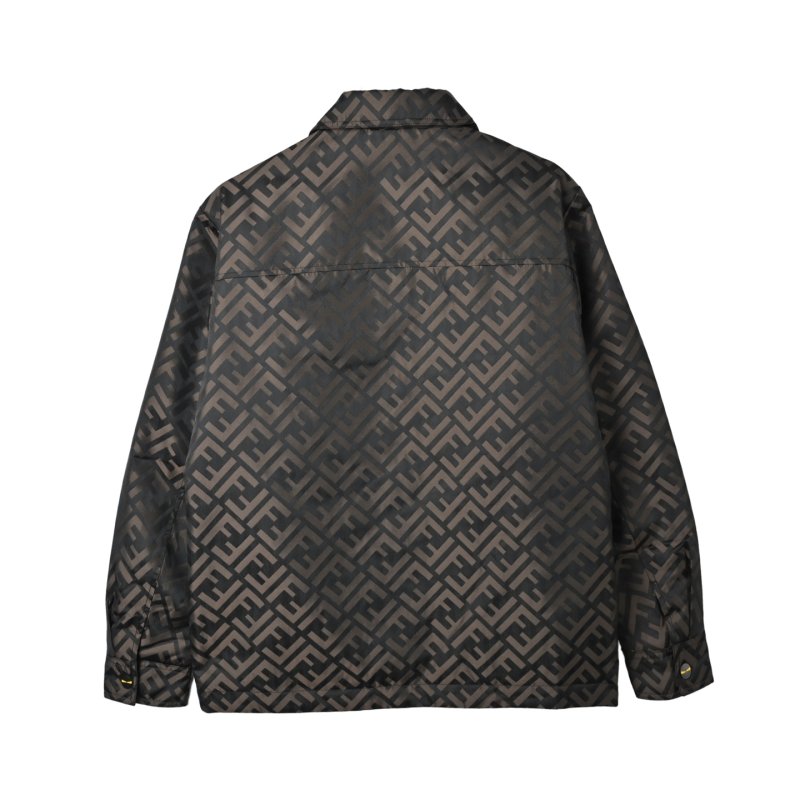 Fendi FF Monogram Down Jacket Black view