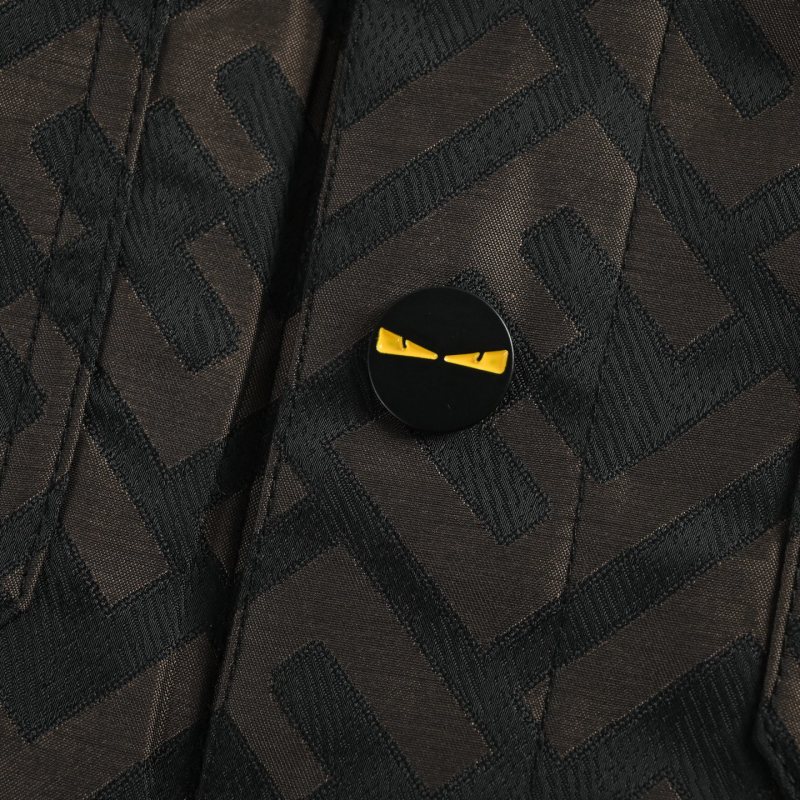 Fendi FF Monogram Down Jacket Black view