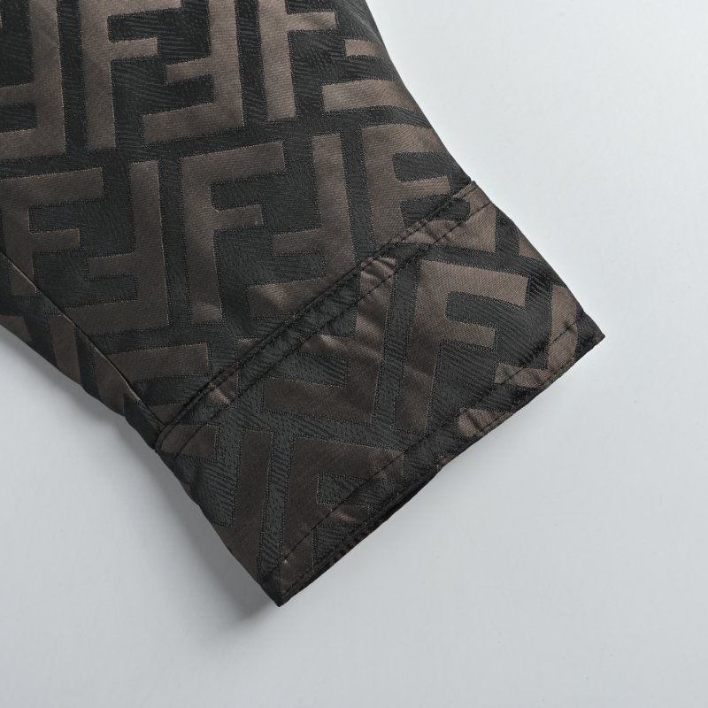 Fendi FF Monogram Down Jacket Black view