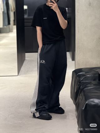 Oakley Navy & White Stripe Track Pants view 2