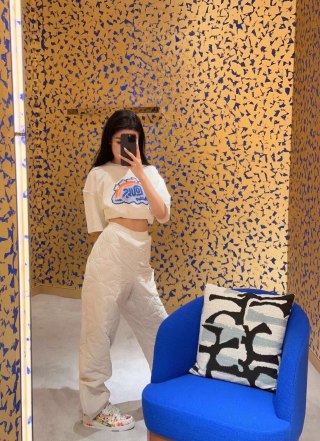 White Graphic Logo Short Sleeve T-Shirt view 2
