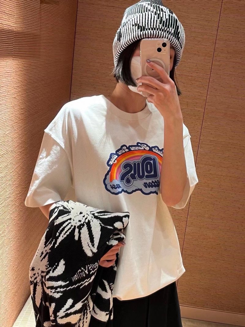 White Graphic Logo Short Sleeve T-Shirt view