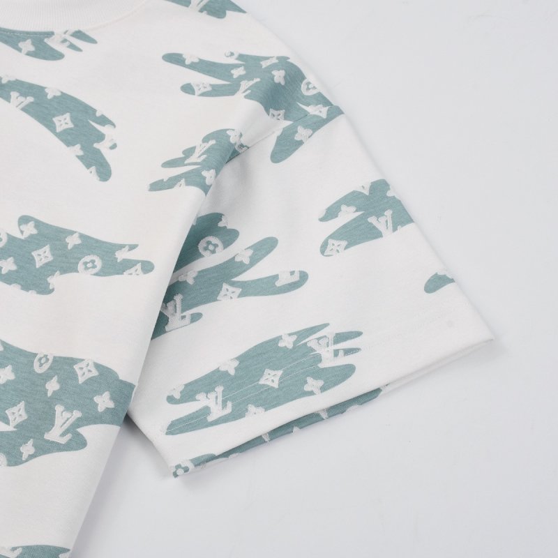 Louis Vuitton Monogram Cloud Print Short Sleeve T-Shirt White view