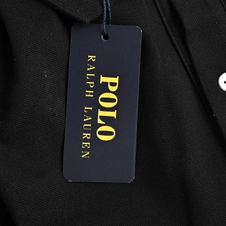 Ralph Lauren Polo Embroidered Black Short Sleeve Shirt view 6