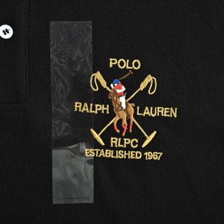 Ralph Lauren Polo Embroidered Black Short Sleeve Shirt view 8