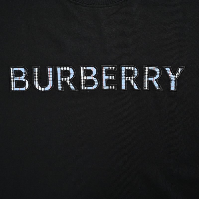 Burberry Black Logo Print T-Shirt view