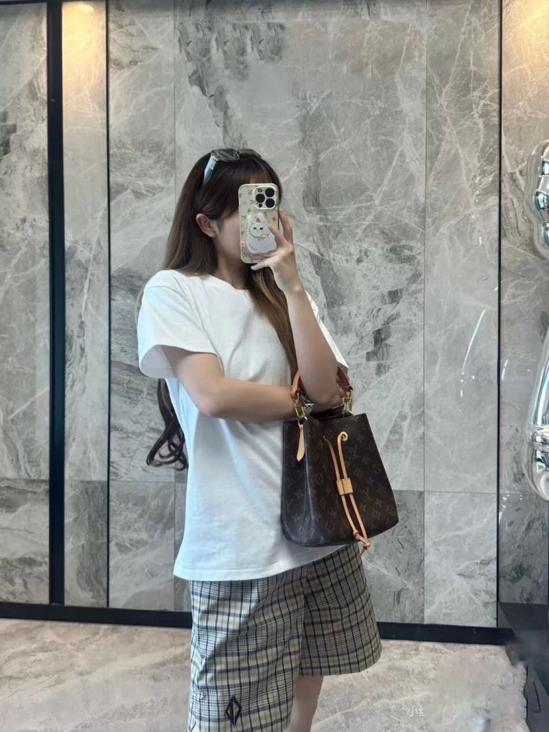 Beige Plaid Shorts - Premium Relaxed Fit view