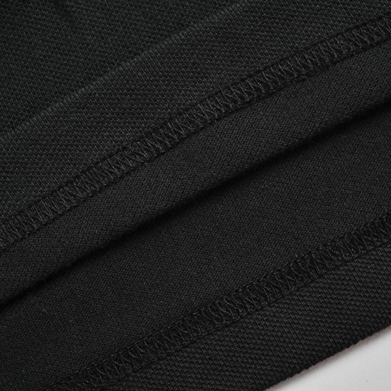 Moncler Black Short Sleeve Polo Shirt view