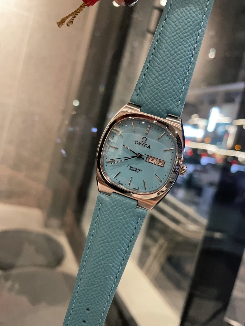 Omega Seamaster Aqua Dial Day-Date Watch view