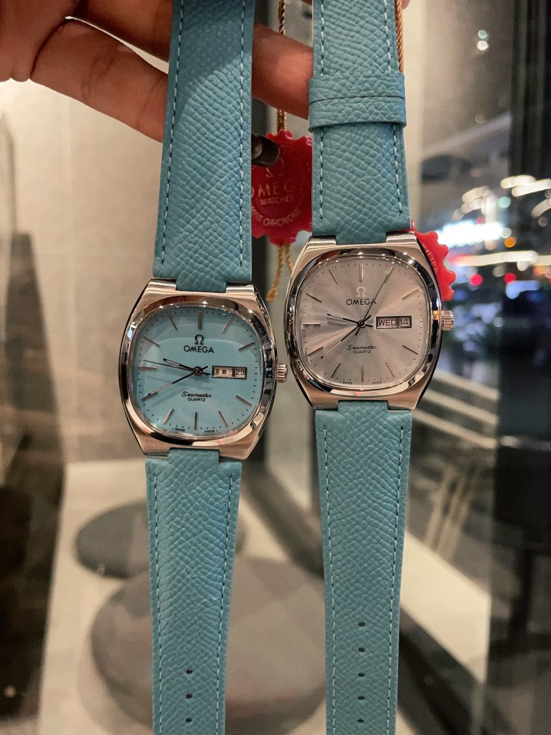 Omega Seamaster Aqua Dial Day-Date Watch view