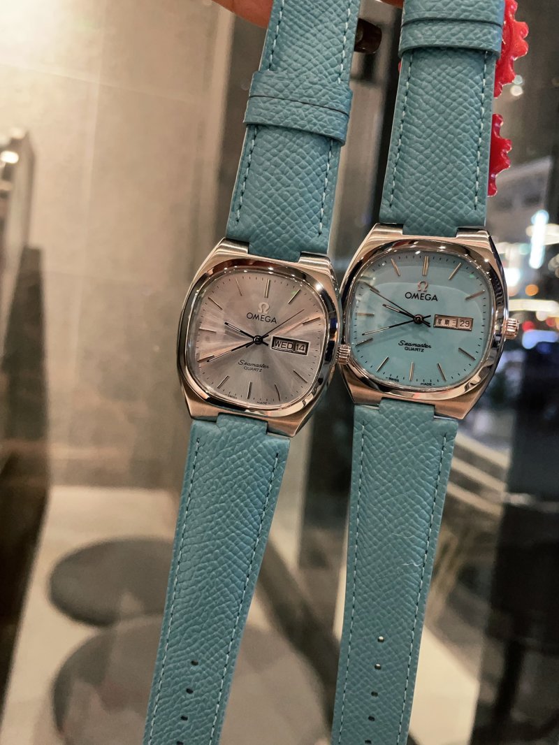 Omega Seamaster Aqua Dial Day-Date Watch view