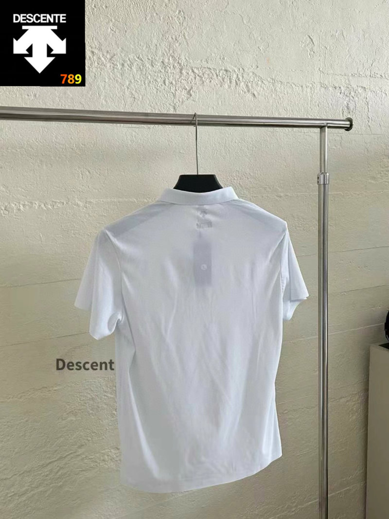 Descente Classic Polo Short Sleeve White