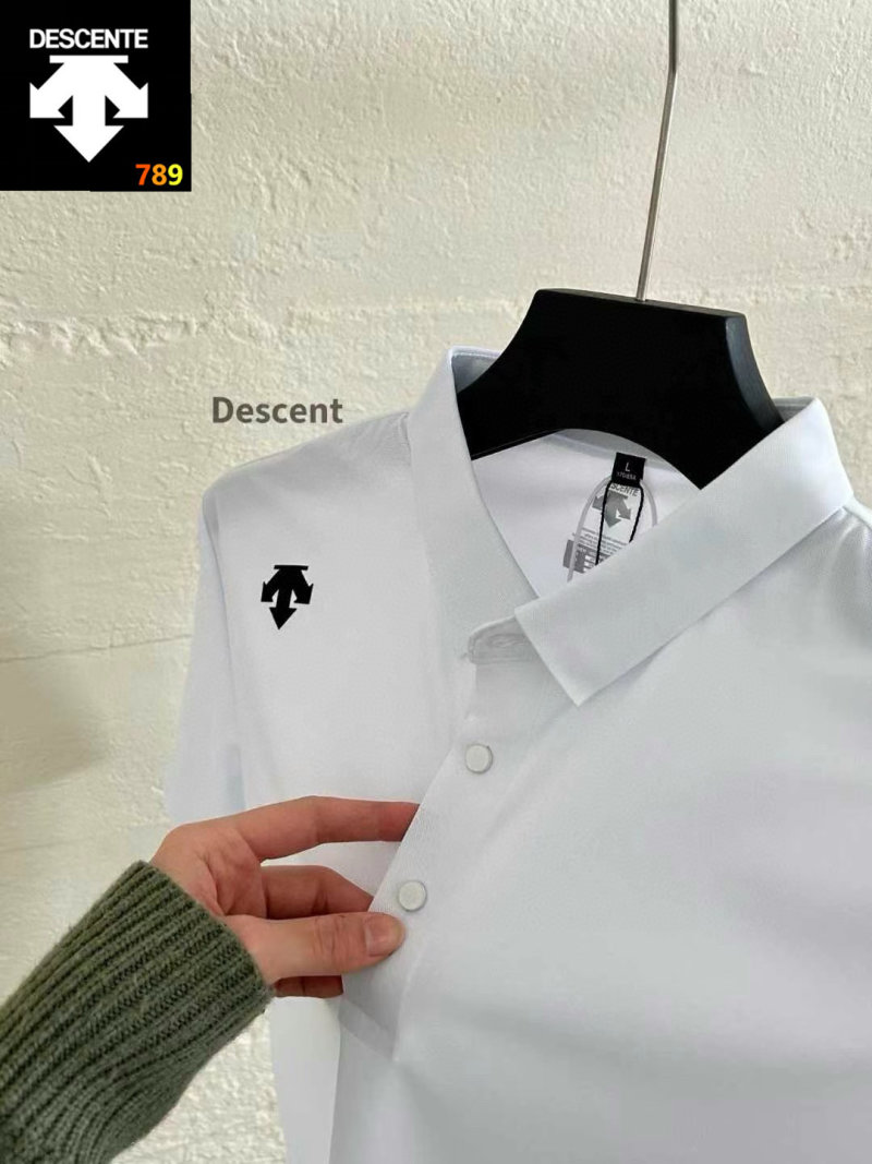 Descente Classic Polo Short Sleeve White view