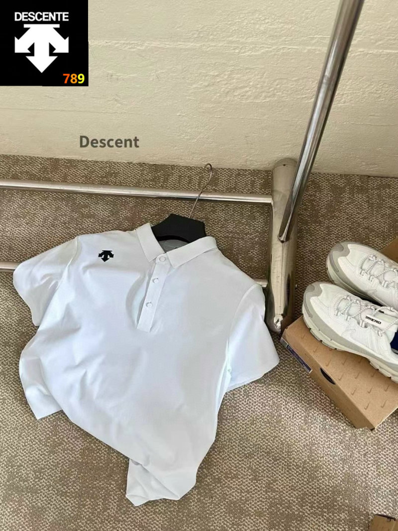 Descente Classic Polo Short Sleeve White view