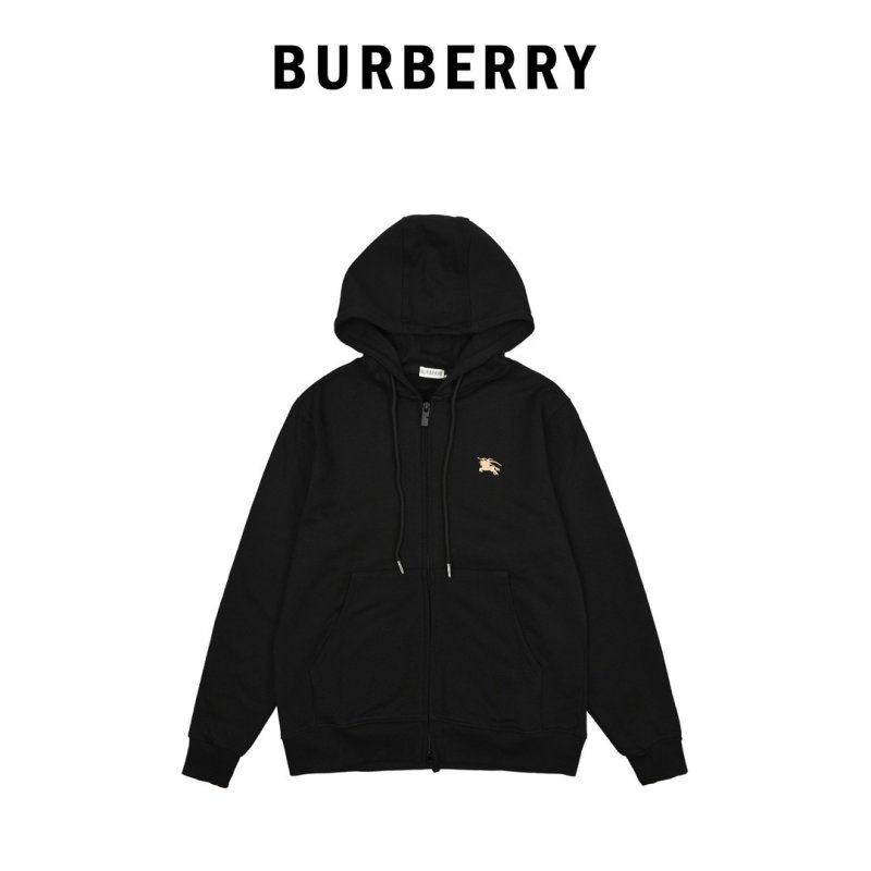 Burberry Black Hoodie with Checkered Logo Print view