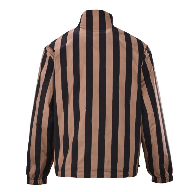 Fendi Monogram Zip Jacket Navy & Tan view