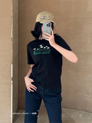 Black Graphic Print Short Sleeve T-Shirt view 8