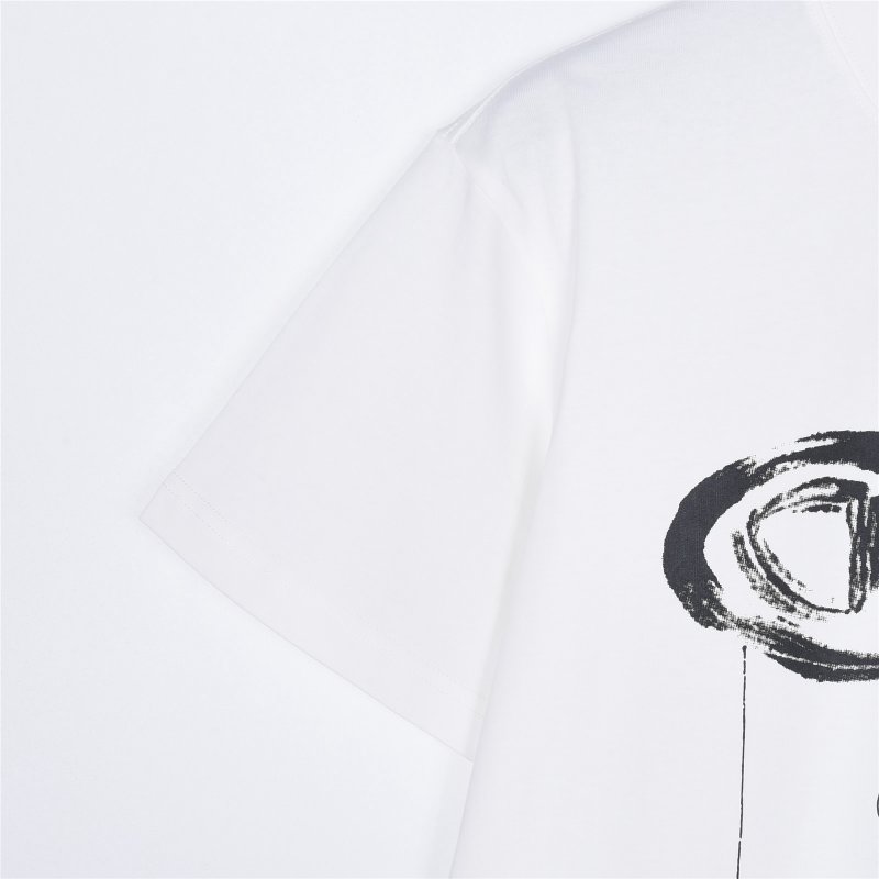 Dior Oversized White Graphic T-Shirt view