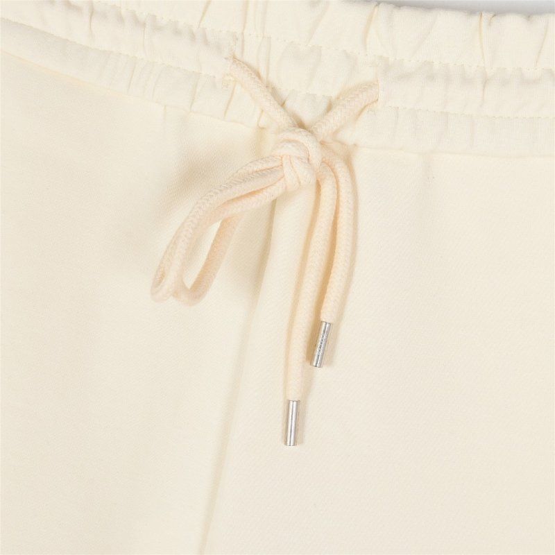 Cream Drawstring Shorts view